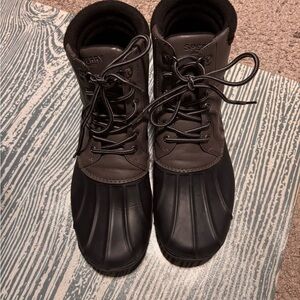 Sperry Black and Gray Boots